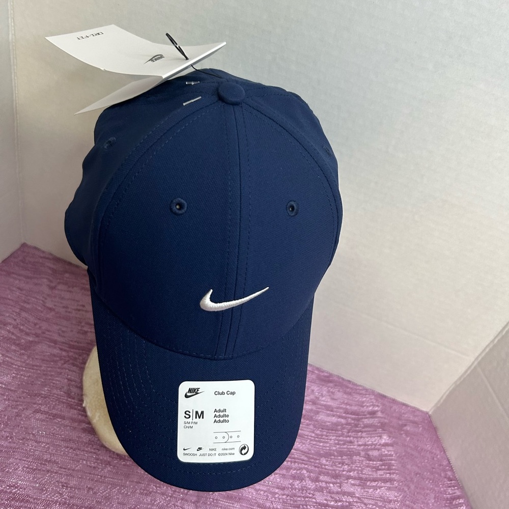 Nike Adult S/M Blue Club Cap - Classic Adjustable Fit Hat for Men & Women
